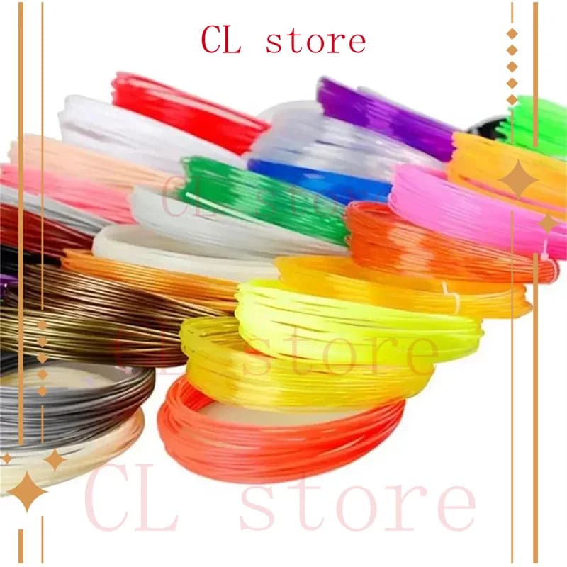 MOQ.Order 5 pieces 10M PLA 3D Printing Filament 1.75 mm Material Printer Pen High Temperature Bright Filament
