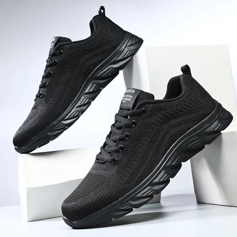 Athletic Dynamic Sport Outline Unisex Mesh Running Sneakers Sport Curved Silhouette Breathable Mesh Flexible Outsole Daily