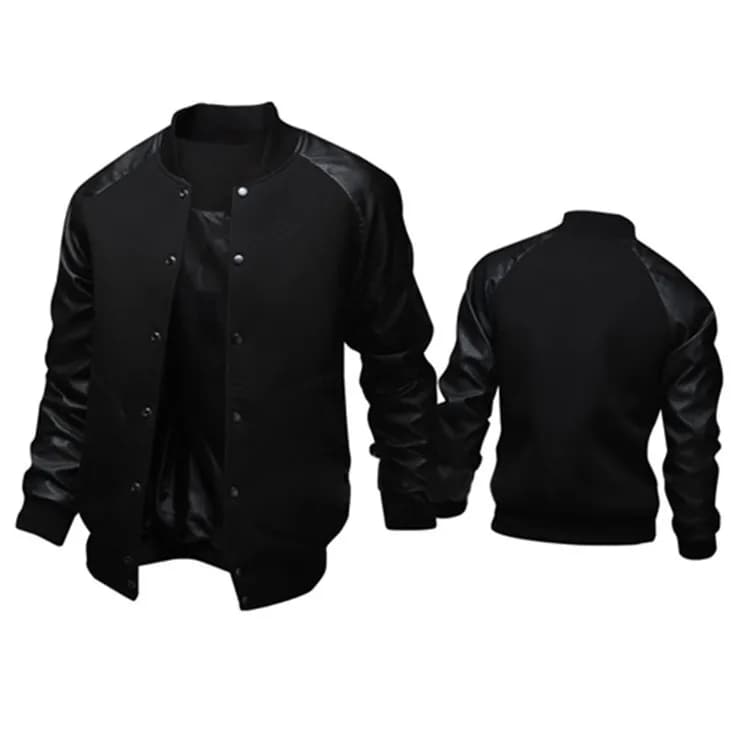 Giacca patchwork da uomo Commercio estero Camicia da baseball con tasca grande Cappotto autunno inverno Moda streetwear vintage