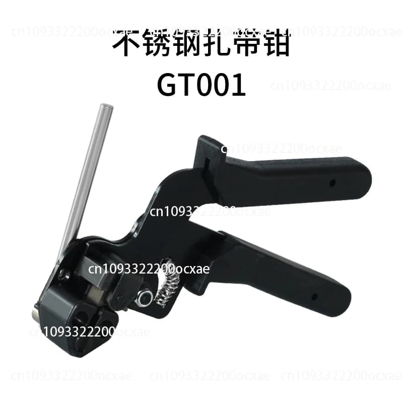 Fascette per cavi in acciaio inossidabile GT001, tenditore per fascette, tenditore, pistola per fascette, strumento per pistola per raggruppare, resistente alla corrosione e all'usura