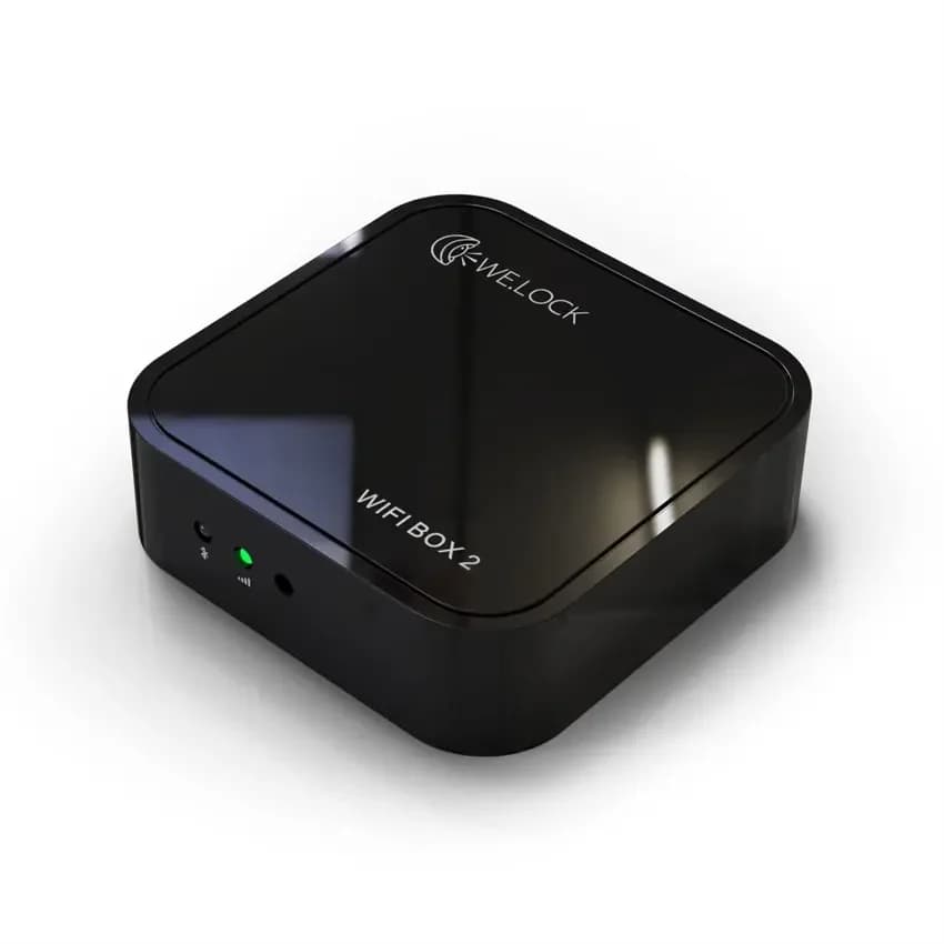 WELOCK Bluetooth WiFi Box Work With Smart Door Lock Unlock Remotely Create Temporary Password Works With Alexa WiFi Gateway