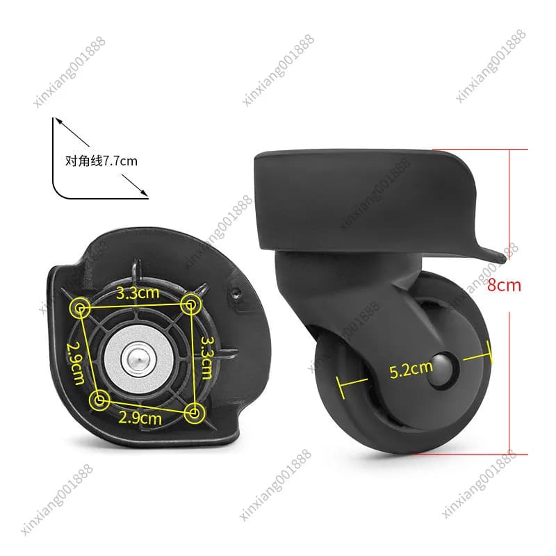 For 360 Degree Spinner Wheels A-65 XY090 Luggage Replacement Casters For American Tourister 31T Travel Suitcase Repair
