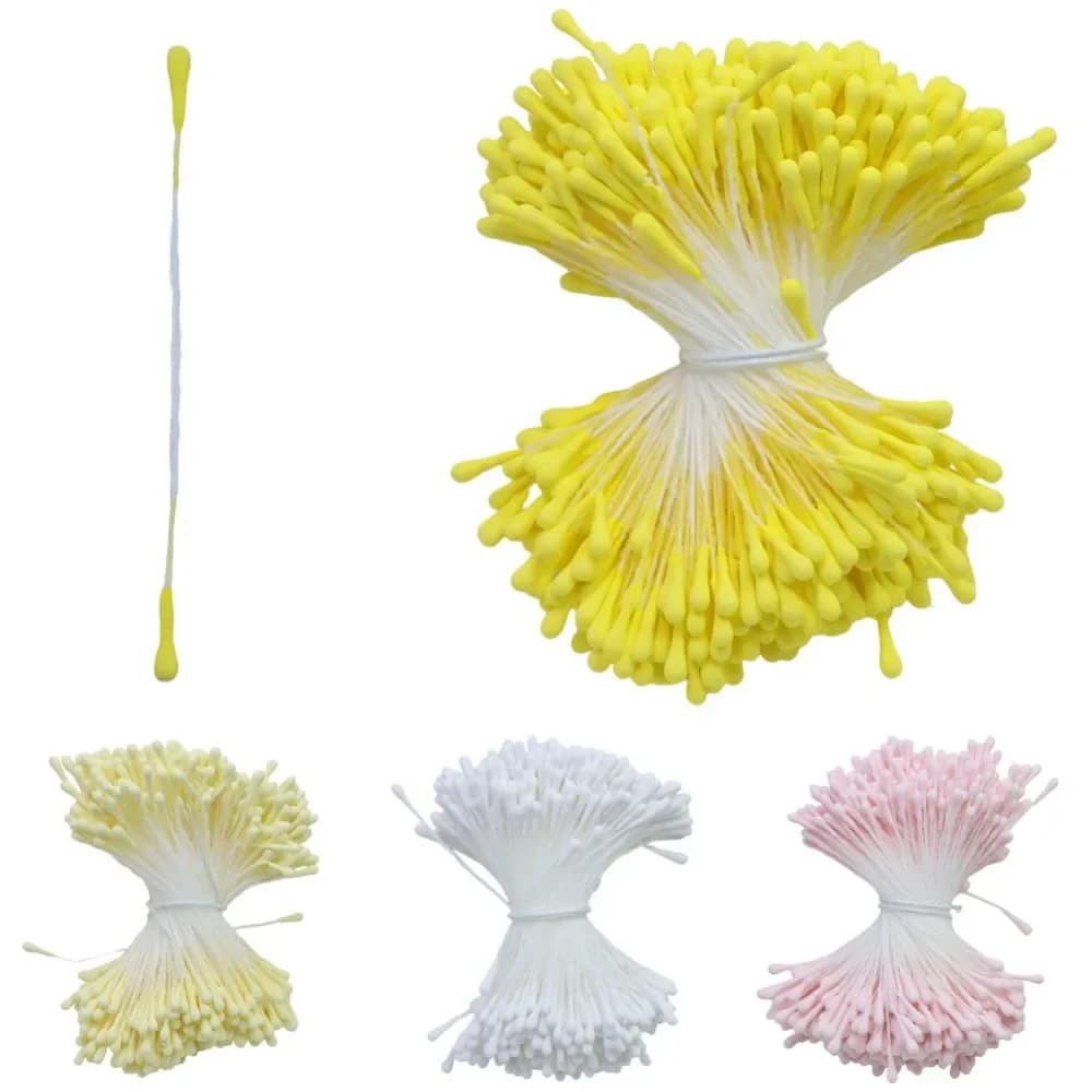 400 pcs 2mm Moulti Options Artificial Flower Stands Mini Flower Pearl Floral Pine For Wedding Party Home Decoration Accessories FAI FROM YOU