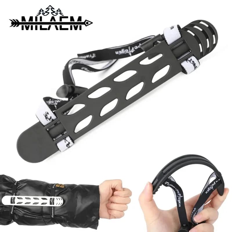 1pc tiro con l'arco arco braccio guardia equipaggiamento protettivo UTX fibbia pratica regolabile caccia tiro bersaglio protezione avambraccio accessori