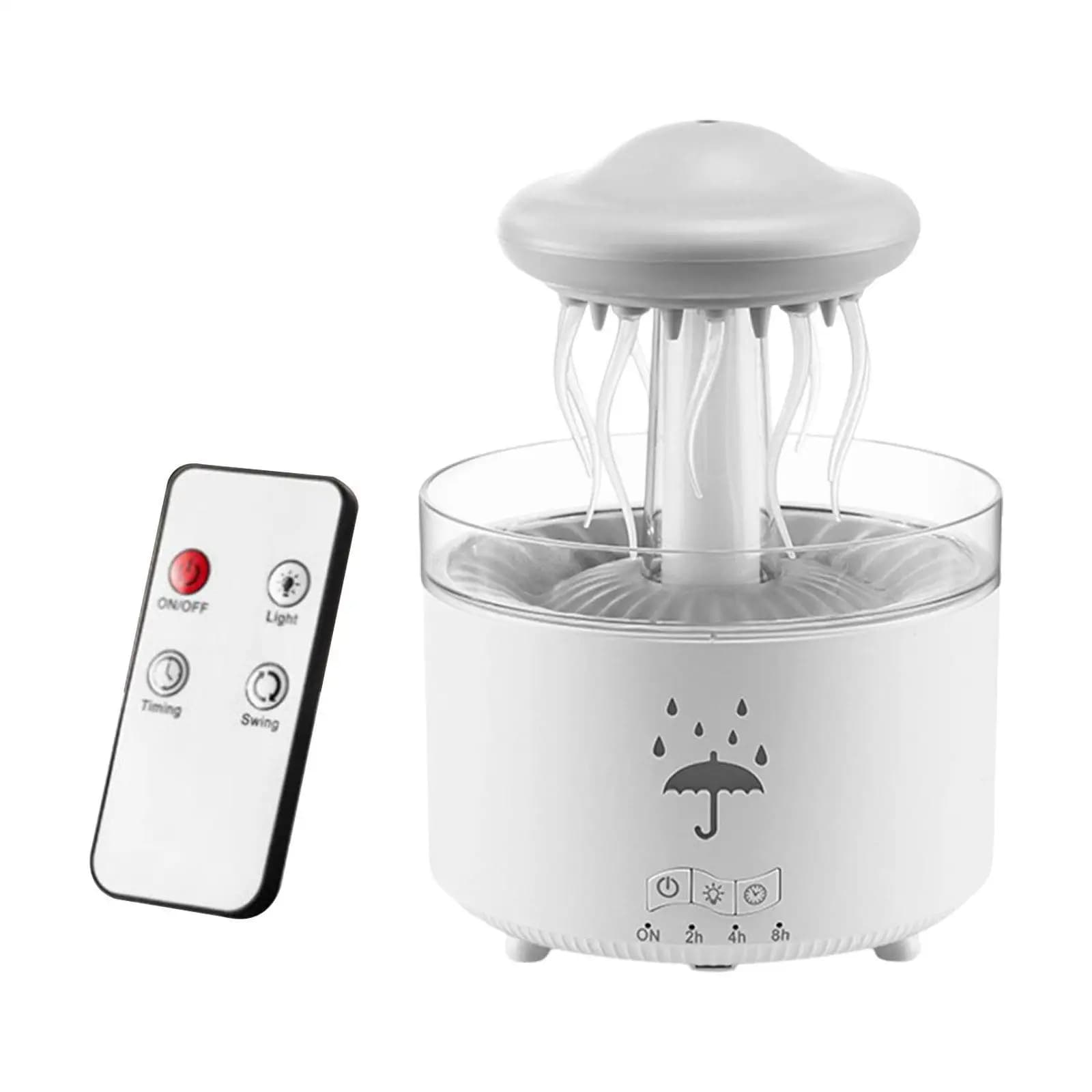 Portable Desktop Air Humidifier 300ml with Rotating Head Remote Control Room Aroma Diffuser for Home Office