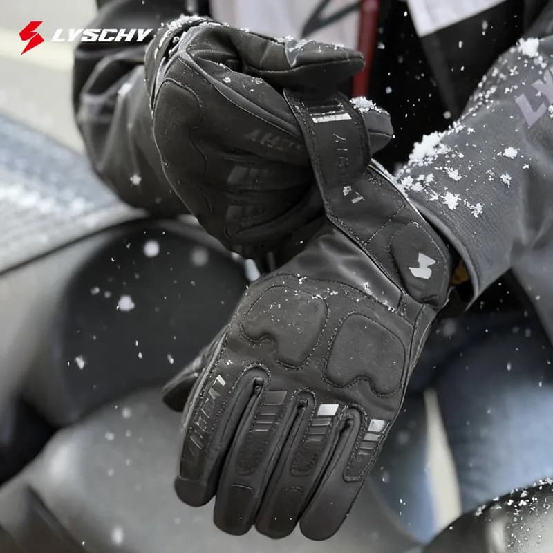 LYSCHY motorcycle gloves for men women warm and windproof in winter touch screen wear-resistant motorbike gloves