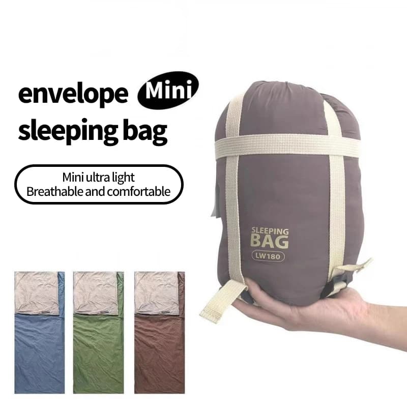 Ultralight compact adult sleeping bag camping hikingsmo washable travel in waterproof portable insulating cotton
