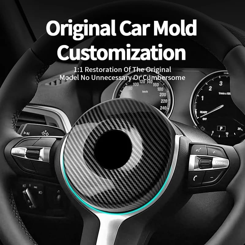 Per BMW F30 (2018-2019) F31 (2013-2017) Copertura di Protezione Airbag Volante in Fibra di Carbonio Accessori Tuning Interni Auto