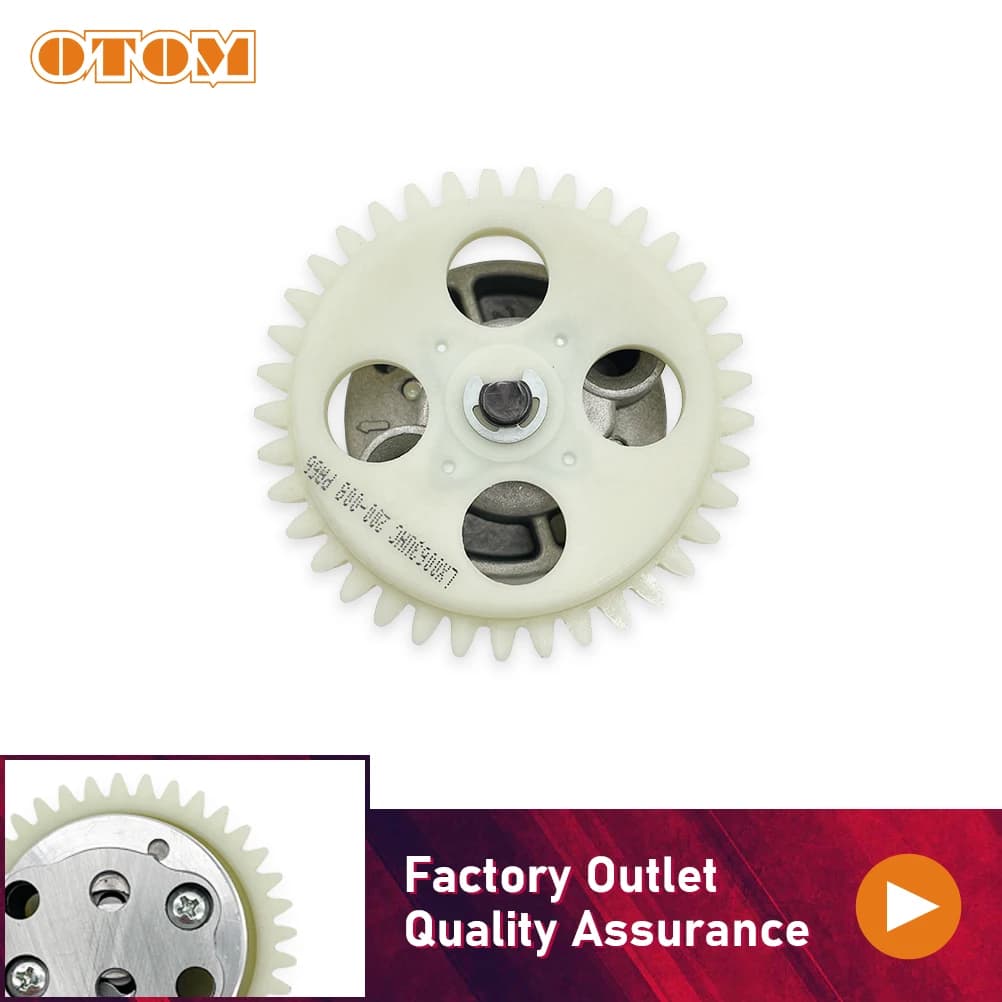 OTOM Moto LONCIN Pompa Olio Motore Ingranaggio 250cc YB250R Parte Del Motore Per KEWS K23 Dirt Bike Pompa Girante Ingranaggio 37 Denti 37T