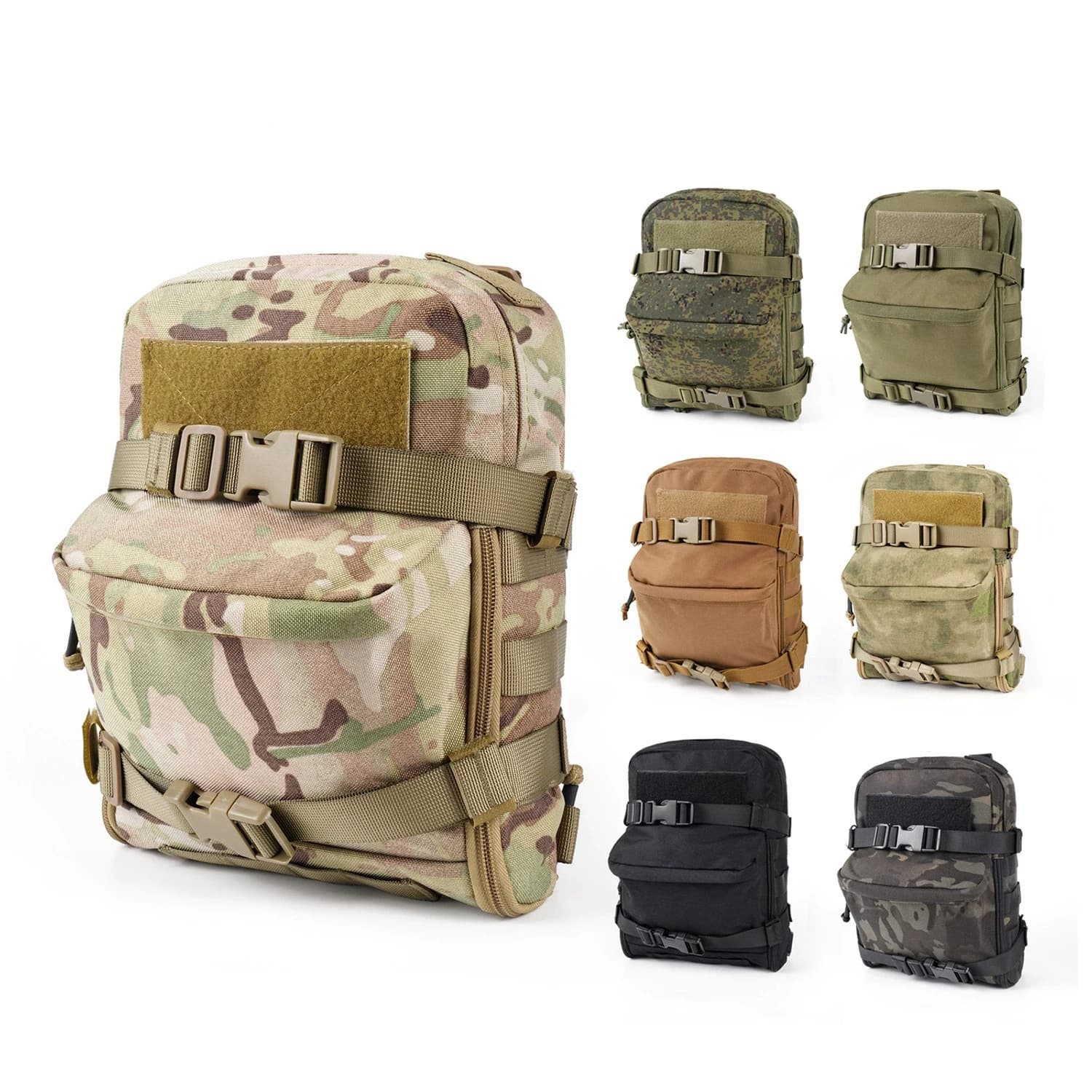 Mini Tattico MOLLE backpack with Hydrating bag, Water tank for vest and External Backpack