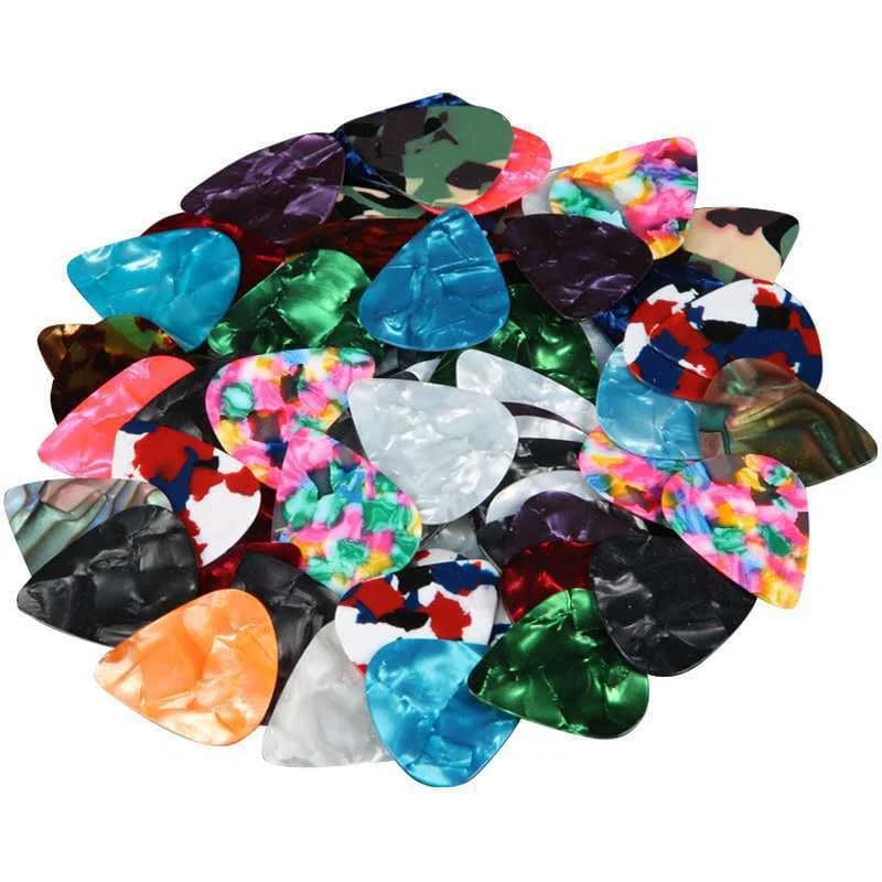 10 pezzi plettri per chitarra plettro Mediator celluloide plettri per chitarra elettrica liscia per basso accessori per chitarra elettrica acustica