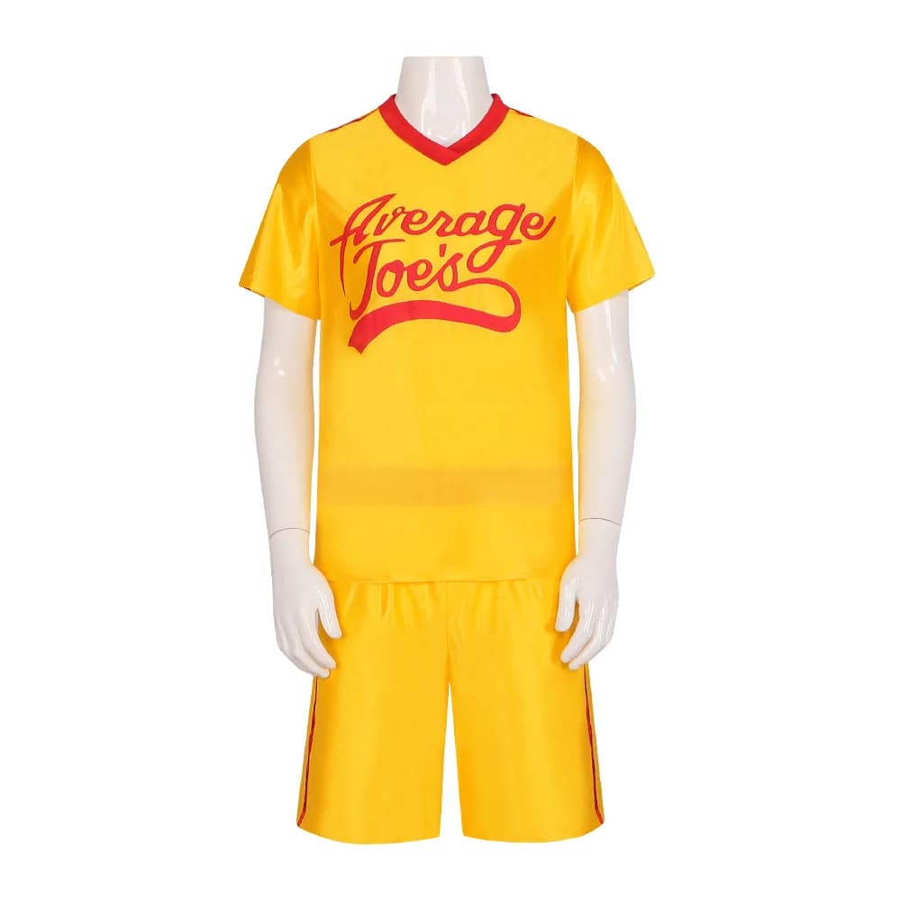 Anime Crazy Dodgeball Average Joe's Costume in jersey giallo per adulti Set A True Underdog Story Costume cosplay di calcio Abbigliamento sportivo