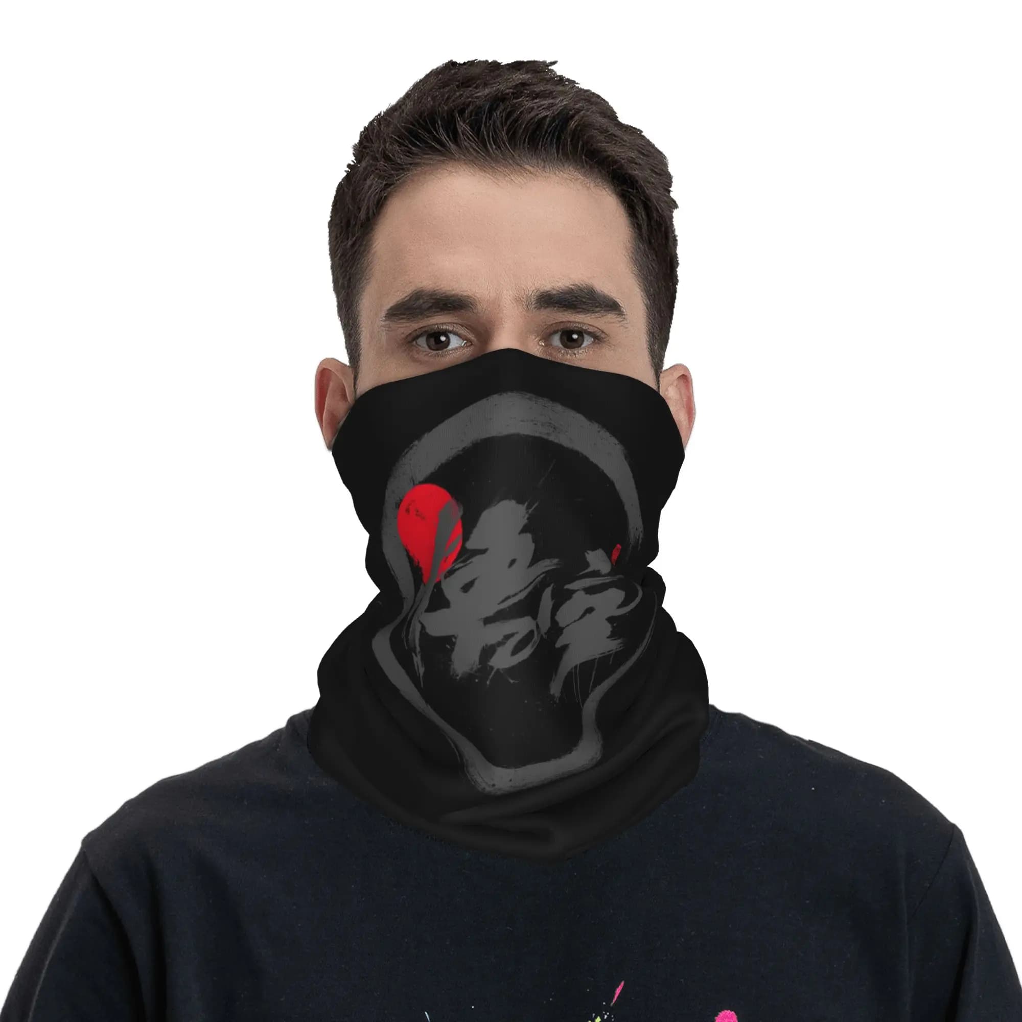Black Myth Wukong Bandana Tradizionale Multifunzione Stampata, Sciarpa Avvolgente, Maschera Viso per Ciclismo, Uomo Donna Adulto, Lavabile