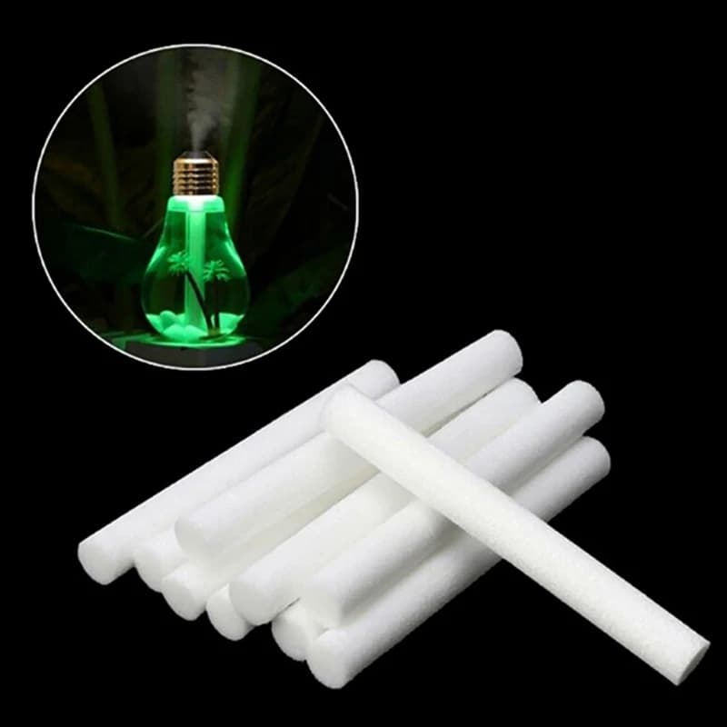 10/20 pcs 8*200/97mm Coton Filters For USB Air Ultrasonic Humidifier With Strong Water Absorption