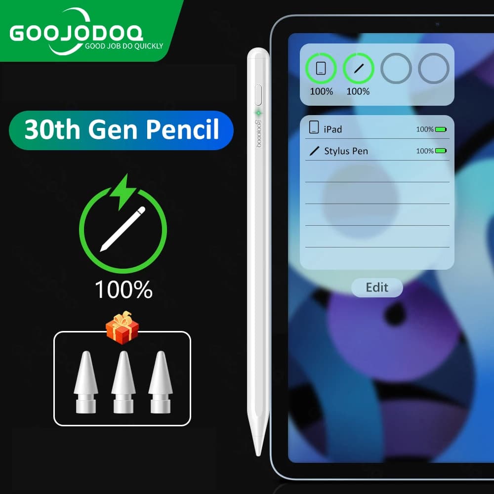 For iPad Pencil Apple Pen stilo for Apple Pencil 2 1 for iPad Air 4 2021 Pro 11 12.9 2020 Air 3 10.5 2019 10.2 Mini 5 Touch Pen