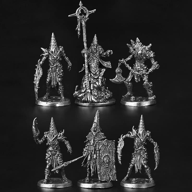 Metal spooky horror radiator deacon soldier man model regalo giocattolo fatto a mano gioco da tavolo maschile ornamento pezzo di scacchi