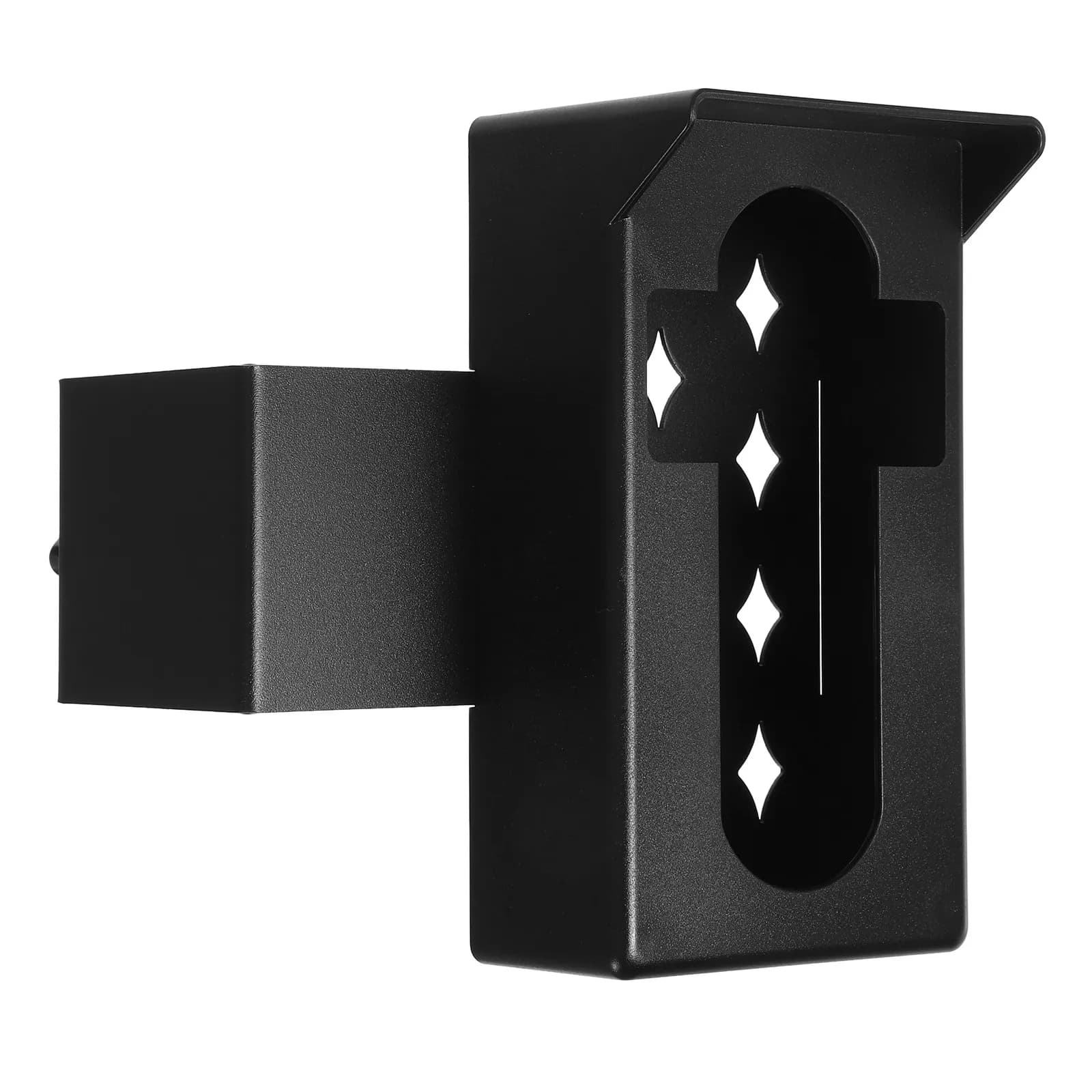Anti Theft Video Doorbell Mount with Built in Hood No Drill Renter Friendly Holder for Apartment Doors