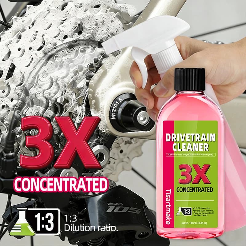 100ml Bicycle Transmission Detergent, Chain Cleaning and Maintenance Liquid, Bike Fatty Spray