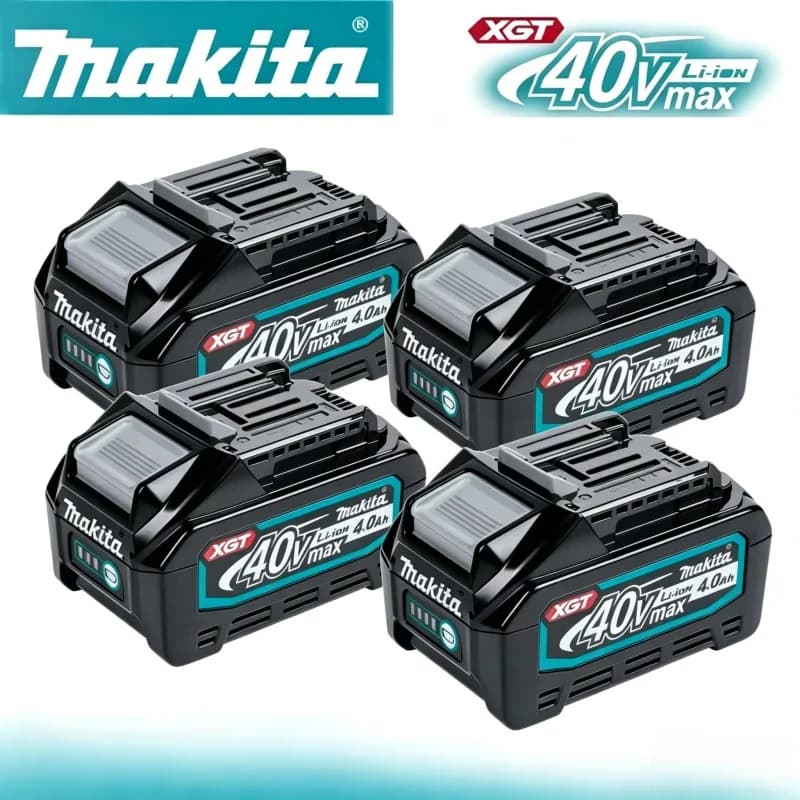 Batteria al Litio Universale Compatibile con Makita 40V XGT 4.0Ah, Ricaricabile per Utensili Elettrici BL4020 BL4025 BL4040 BL4050