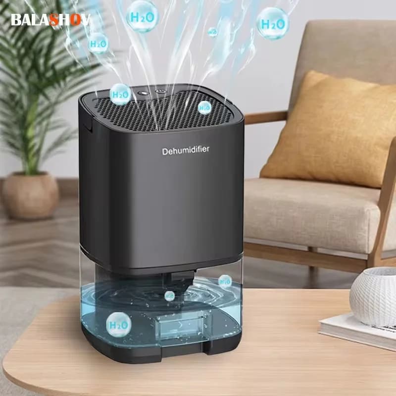 1000ml Capacity Dehumidifier Dryer Cleaner Mute Anti-Muff Air Dehumidifier For Office Kitchen Dryer
