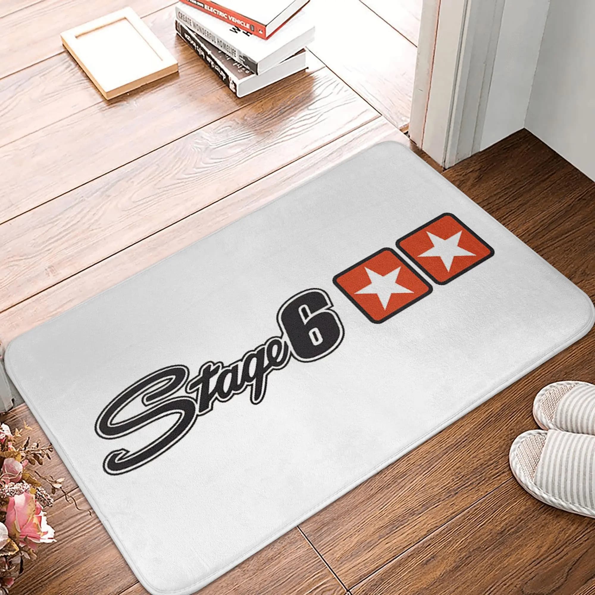Carpet with Polini logo, kitchen entrance mat, house mat, non-slip carpet for living room, footstool mats