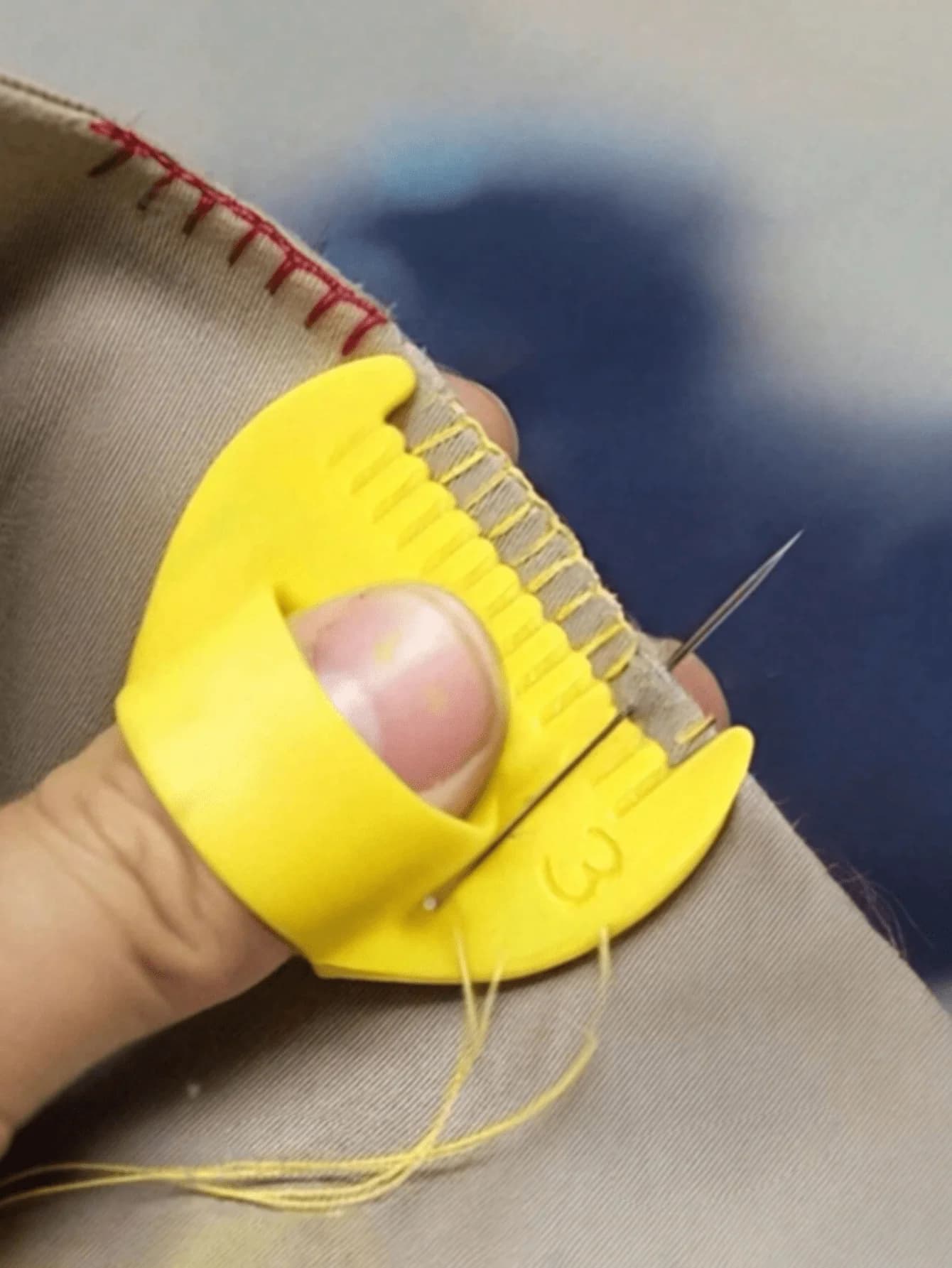 Kit da cucito da 3 pezzi, strumenti per cucire facili da usare - Strumenti per cuciture con bordo in plastica, adatti per principianti e anziani