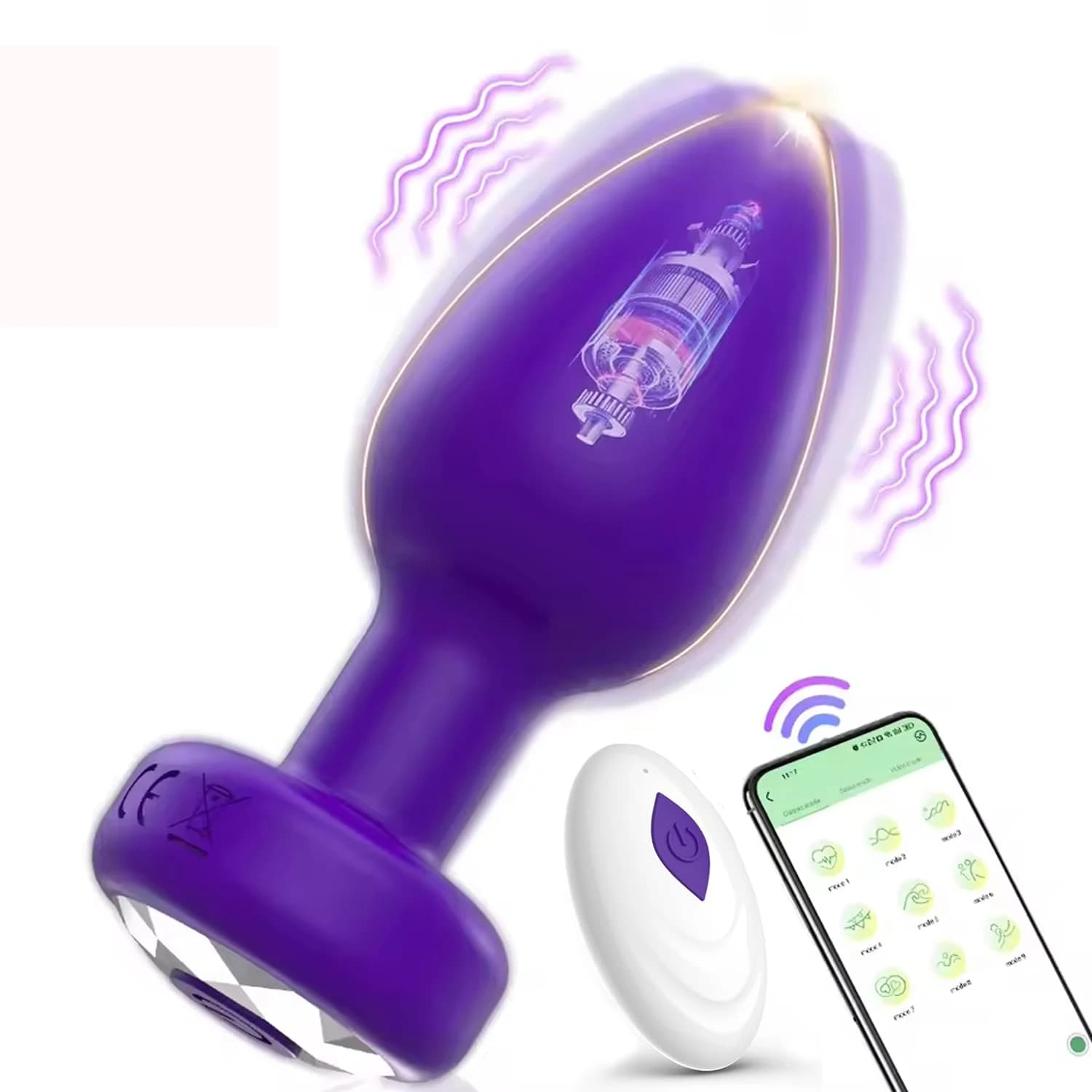 Vibrant Anal Vibrator Man Wireless Control Butt Plug Sexual Toys For Couple Prostate Remote Control Gay Products For Adults