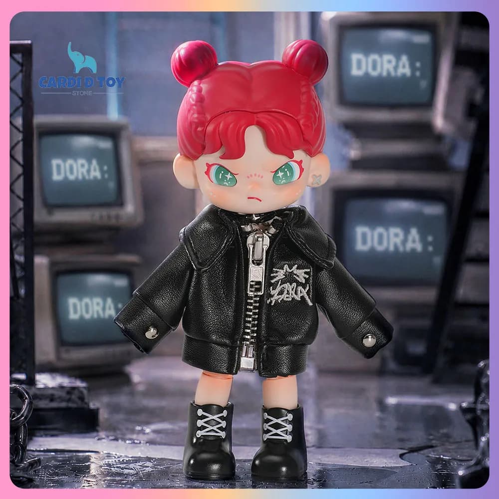 New Genuine Dora Mystery Box Merchandise Anime Figures Ornament Gift Toy Trendy Play Dora Paw Print Block Bjd Series Blind Box