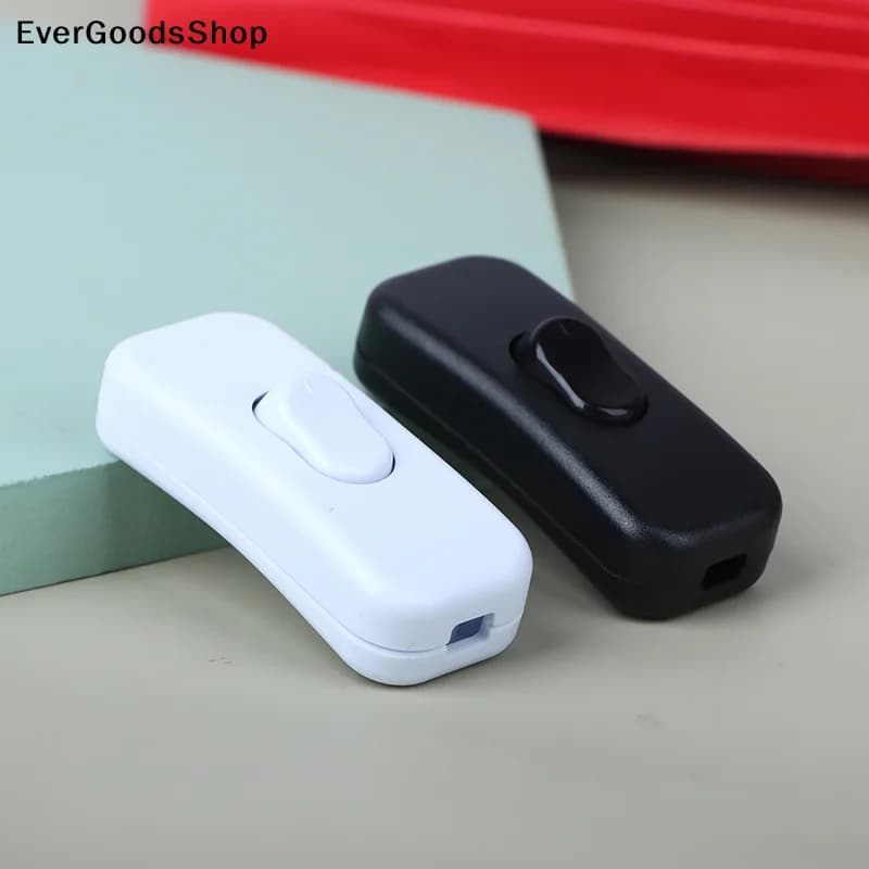 Nuovo Interruttore Luce AC 250V ON/OFF per Lampada da Tavolo, Interruttore a Levetta per Cavo, Controllo per Luci LED, Cablaggio Elettrico