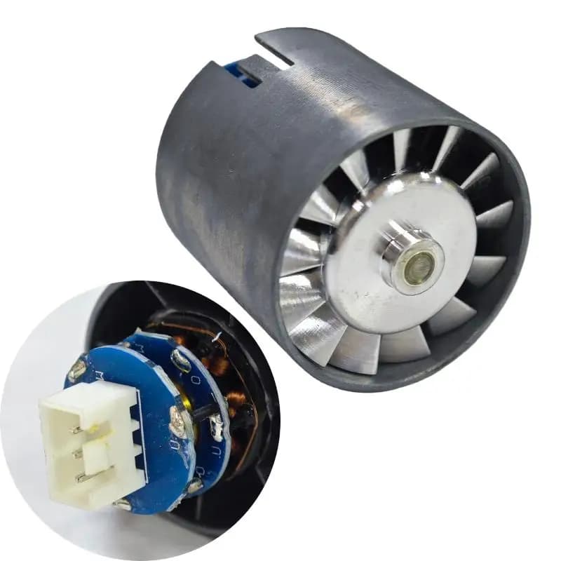 1 pcs high voltage 100000 rpm brushless motor at very high speed rotating hairdryer parts DC155V 120 W micro channeled fan without brush
