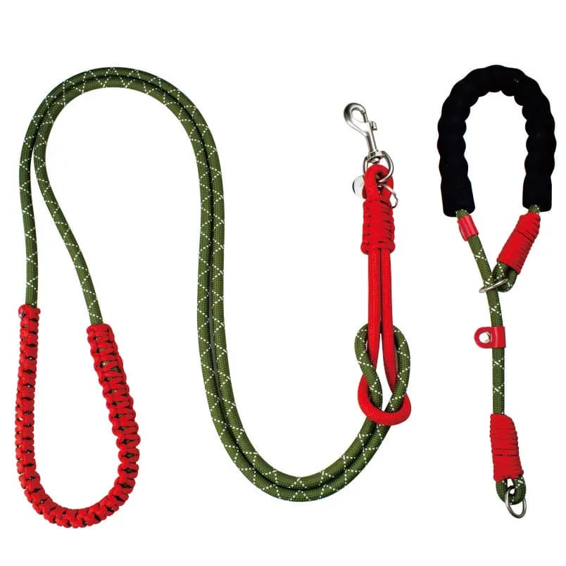 Guinzaglio Anti-Strappo per Cani Teddy, Shiba Inu, Golden Retriever, Guinzaglio per Passeggiate all'Aperto, Corda per Addestramento Cani
