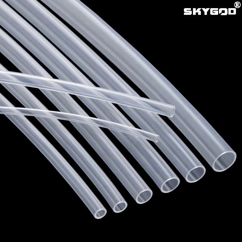 1~10m Transparent Flexible Tube FEP ID 0.5 1 2 2.5 3 4 5 6 7 8 10mm Extruder J-head Hard Tube for 3D Printer Parts