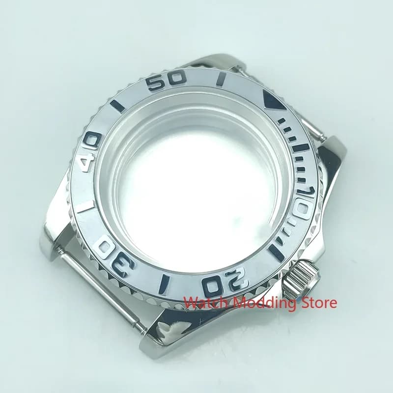 40mm Mods sapphire crystal watch case for ETA2836 Miyota8215 Mov non Yacht-Master Style 10ATM WR men's watch