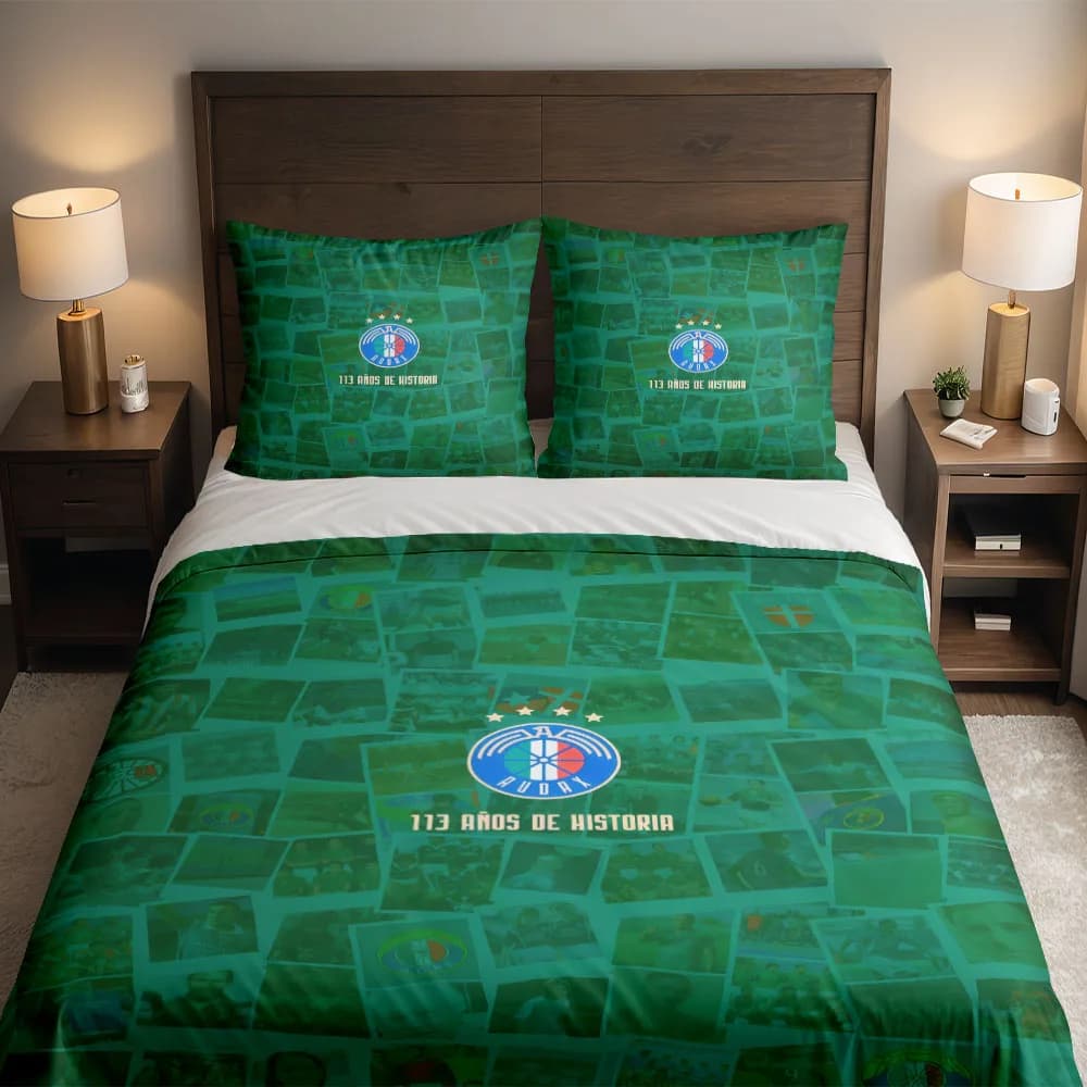 Set Copripiumino L'Audax Italiano La Florida 100° Anniversario, Misure King Queen Double Full Twin Single, Set Biancheria da Letto