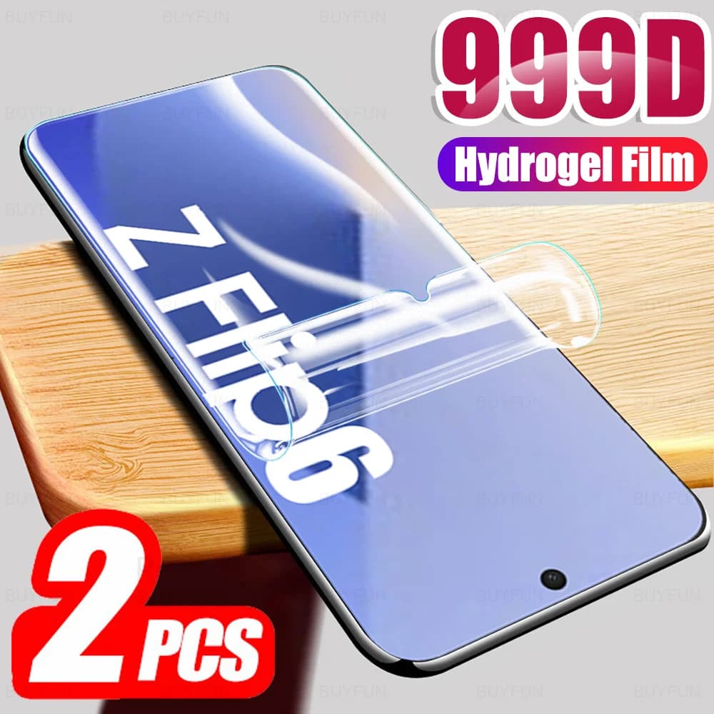Per Samsung Galaxy Z Flip6 Hydrogel Film 2 pezzi proteggi schermo Samsang ZFlip6 ZFlip 6 Flip 6 5G pellicole protettive per telefoni non vetro
