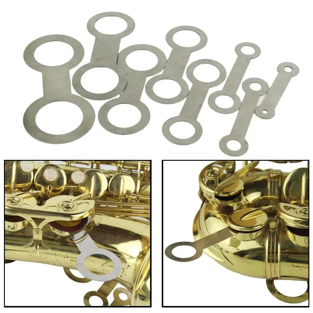 Stainless Steel Saxophone Pads Repair Kits ALto/Soprano/Tenor Sax Woodwind Instrument Pad Tools Replacement
