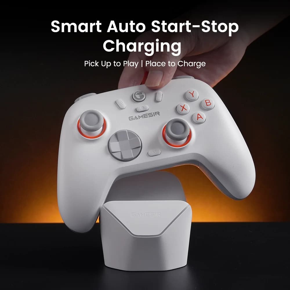 GameSir Nova Charger Cyclone 2, stazione di ricarica Tarantula Pro Indicatore luminoso RGB, dock di ricarica per controller con design a doppia porta