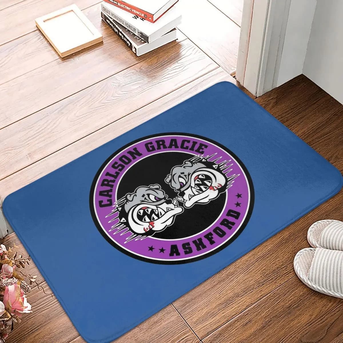 Carlson Gracie Jiu-Jitsu Team Doormat Kitchen Entrance Home Floor Mat Non-slip Carpet Rug for Bathroom Footpad Mats