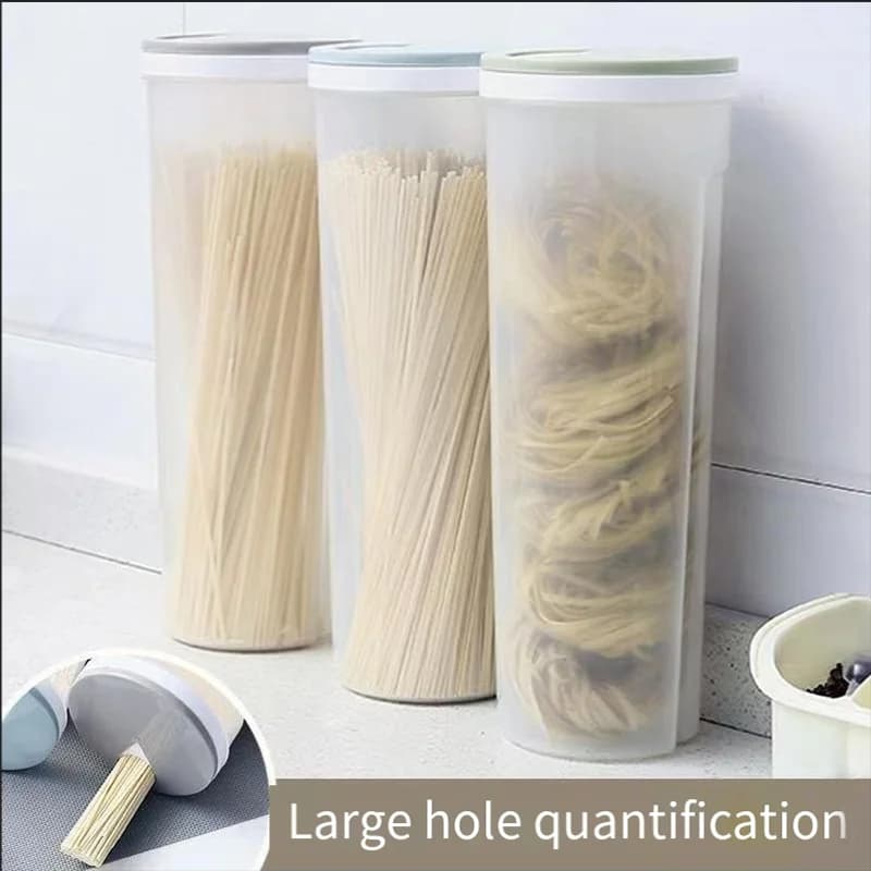 Sealed Container for Noodles, Kitchen Accessories, Plastic Storage Box for Foods, Organization and Conservation with Parts