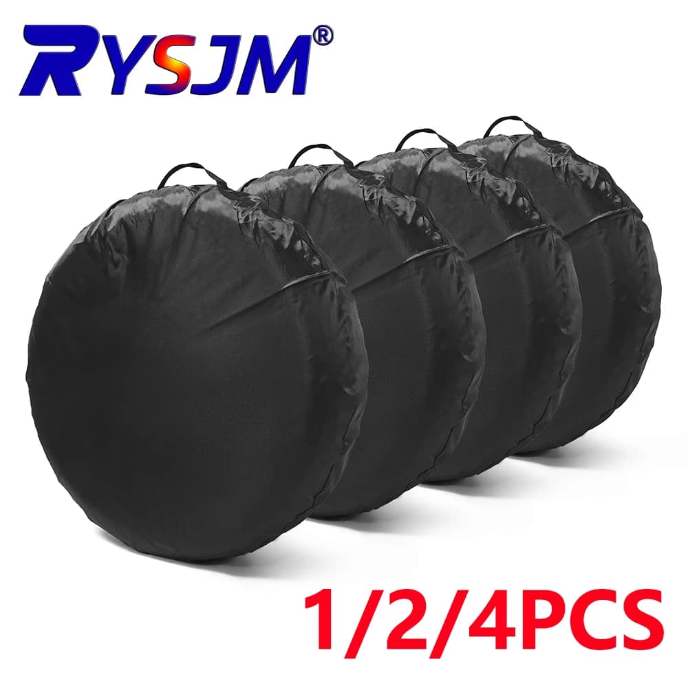 1/2/4PCS Car Wheel Cover for Car Wheels Dustproof weatherproof 4x4 Dustproof weatherproof housing for general vehicles Polyester bag