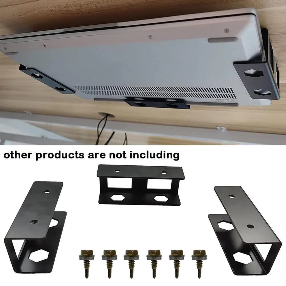 Nuovo supporto per Laptop sotto il tavolo supporto per supporto per Notebook portatile supporto per supporto da tavolo per l'home Office facile da installare