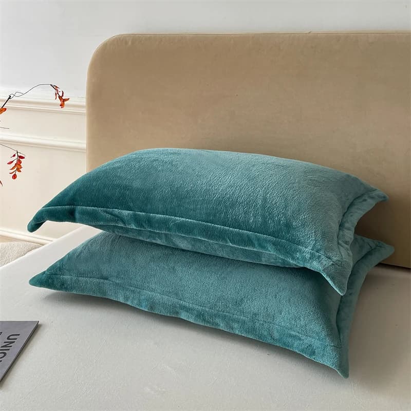 Fodera per cuscini in tinta unita Federa in velluto funda almohada 48x74 cm Federa rettangolare Fodera per cuscino 2 pezzi Federe per cuscini calde
