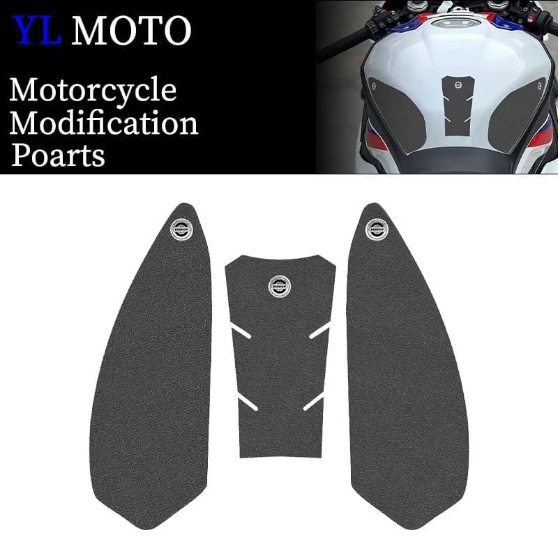 Adesivo Antiscivolo per Moto, Pad di Trazione Serbatoio, Protezione Laterale Ginocchia per BMW S1000R 2021-2024 S1000RR 2018-2023
