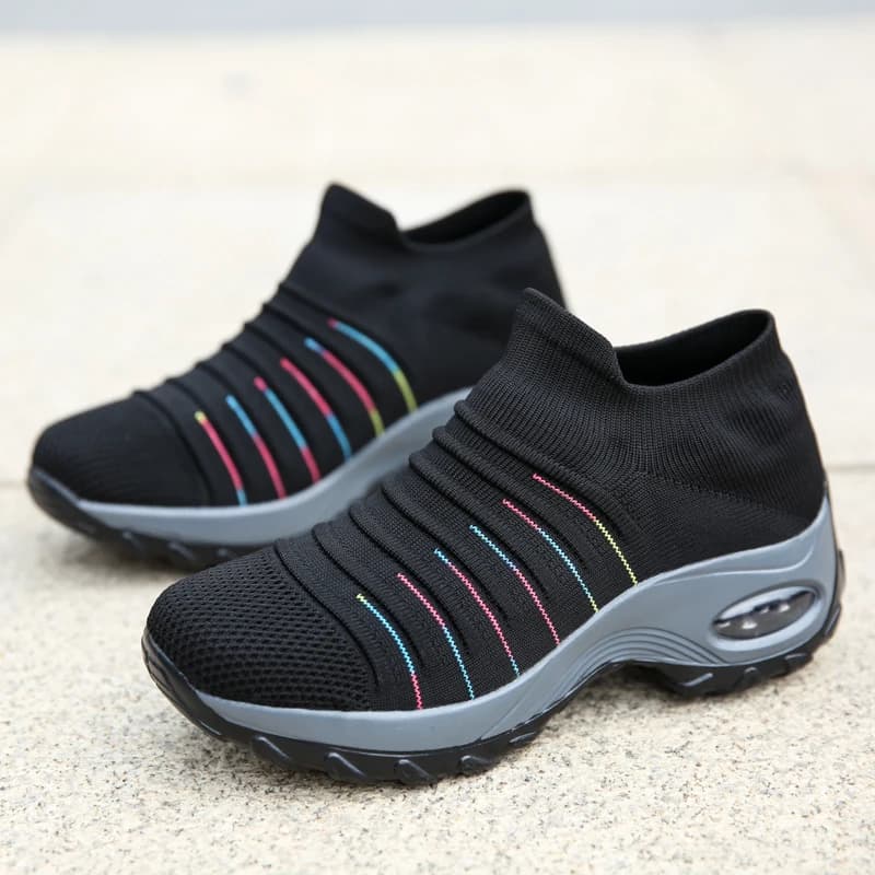 Scarpe da ginnastica da donna Scarpe da ginnastica ortopediche da donna versatili Scarpe con plateau Scarpe casual da donna Tenis De Mujer resistenti all'usura antiscivolo