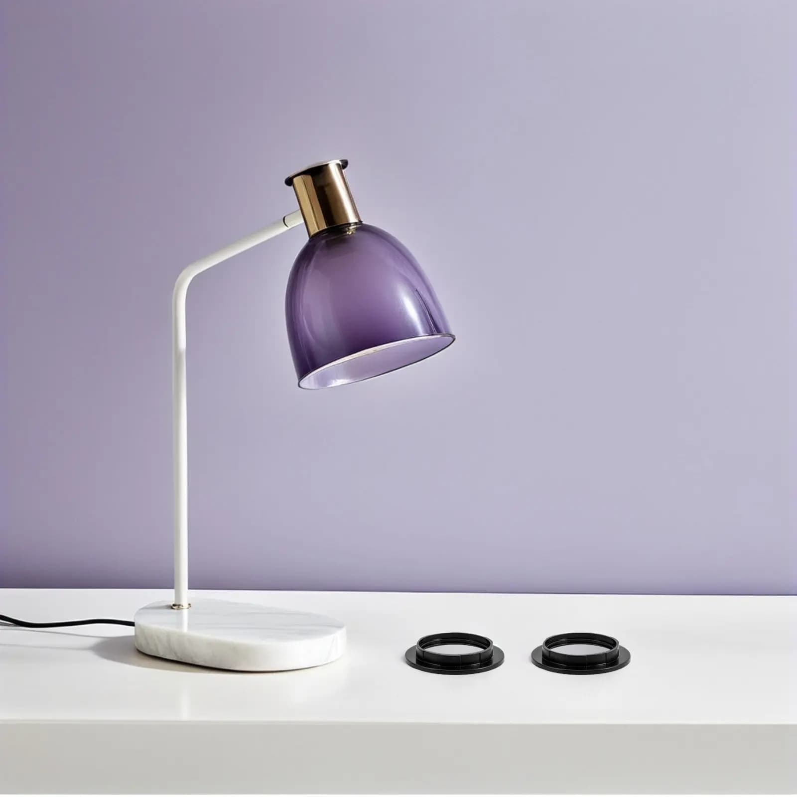 50 Pezzi Anello di Fissaggio per Paralume E27 in Plastica, Adattatore per Portalampada per una Sicura Ritenzione del Paralume, Accessorio Stabile per Illuminazione, Bianco ID