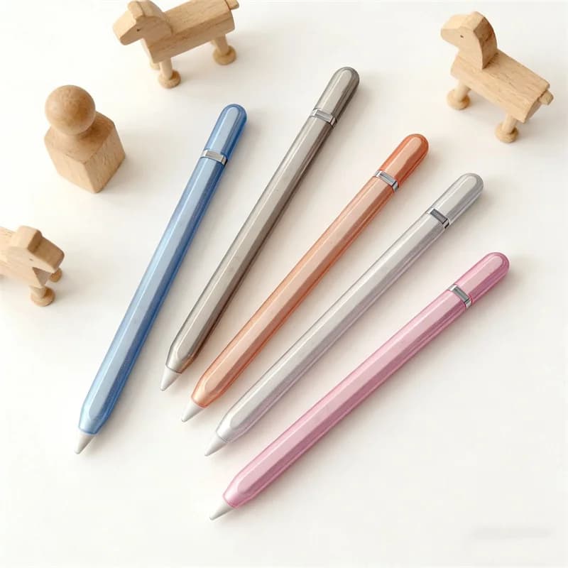 Pencil Case for Apple Pencil Pro and Pencil 2nd Generation Shockproof Protective Cover Soft Silicone Tablet Stylus Sleeve
