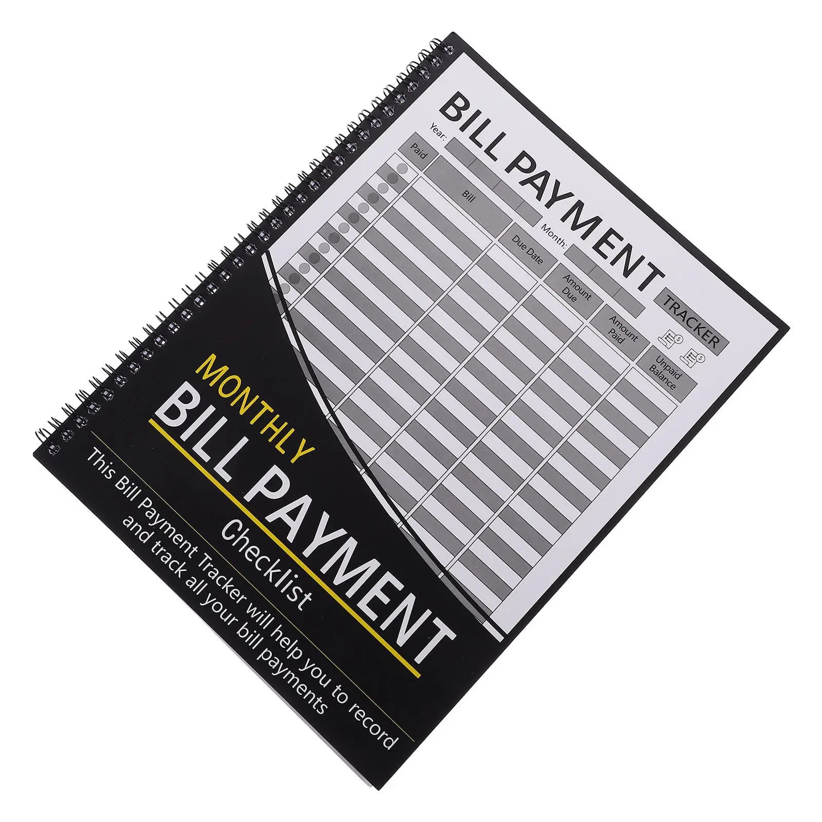 Notebook Planner Journal Halloween Christmas Bill Payment Planner Bill Payment Tracker Bill Tracker Planner Monthly