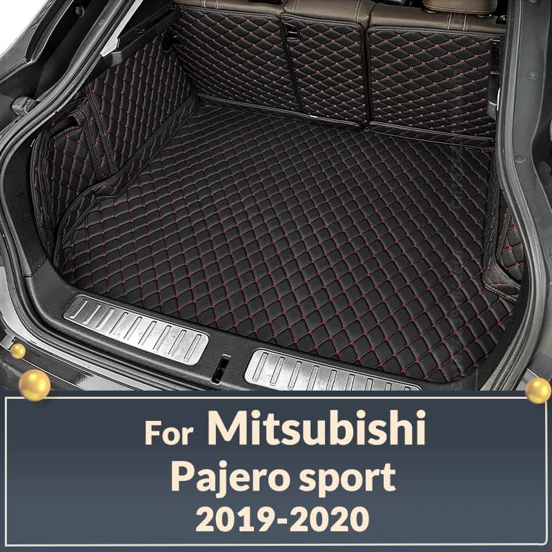 Auto Copertura Completa Tronco Zerbino Per Mitsubishi Pajero Sport 2019 2020 Auto Boot Copertura Pad Cargo Liner Interni Protezione Accessori