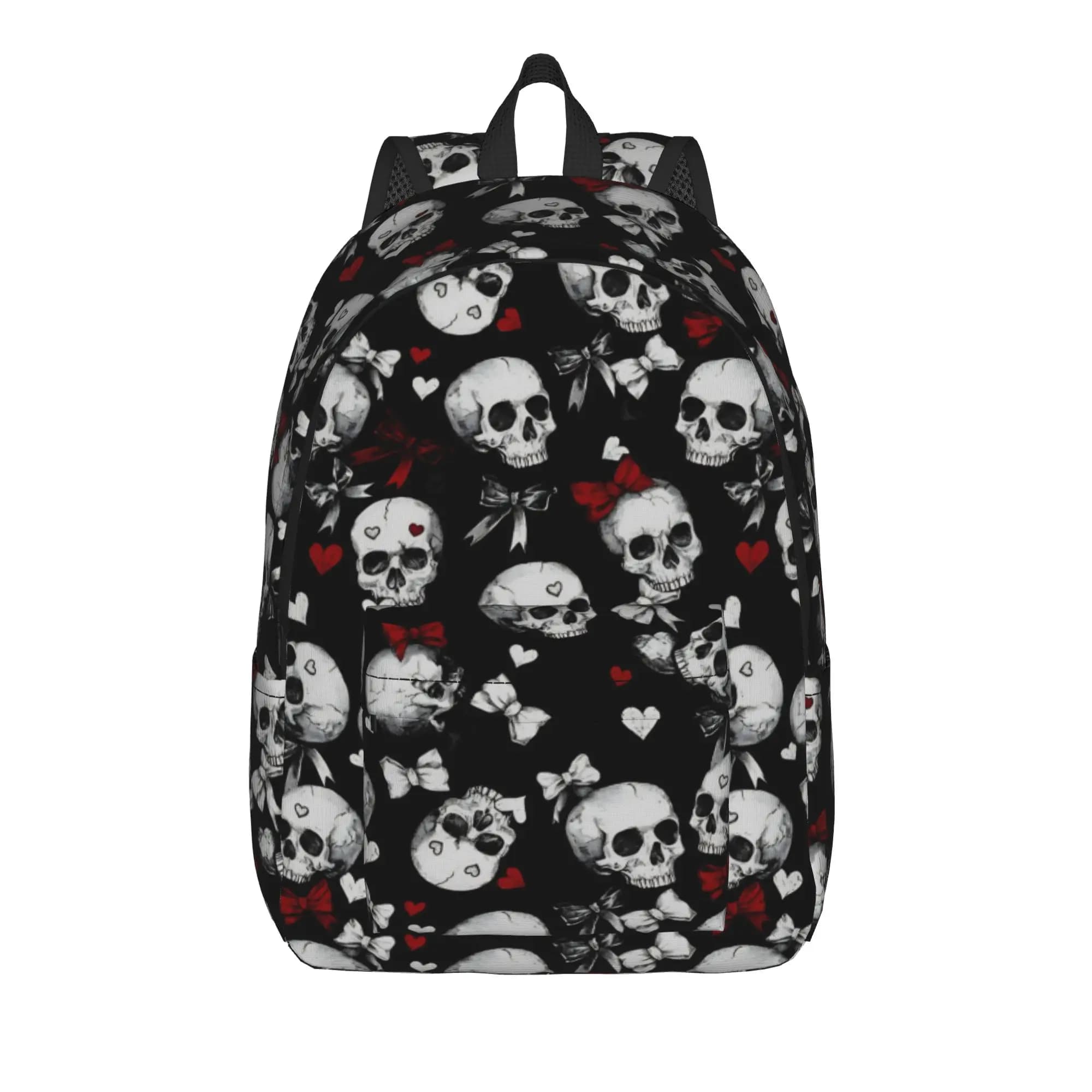 Halloween Gothic Casual Backpack Sports High School Business Victorian Goth Daypack for Men Women Laptop Computer Canvas Bags