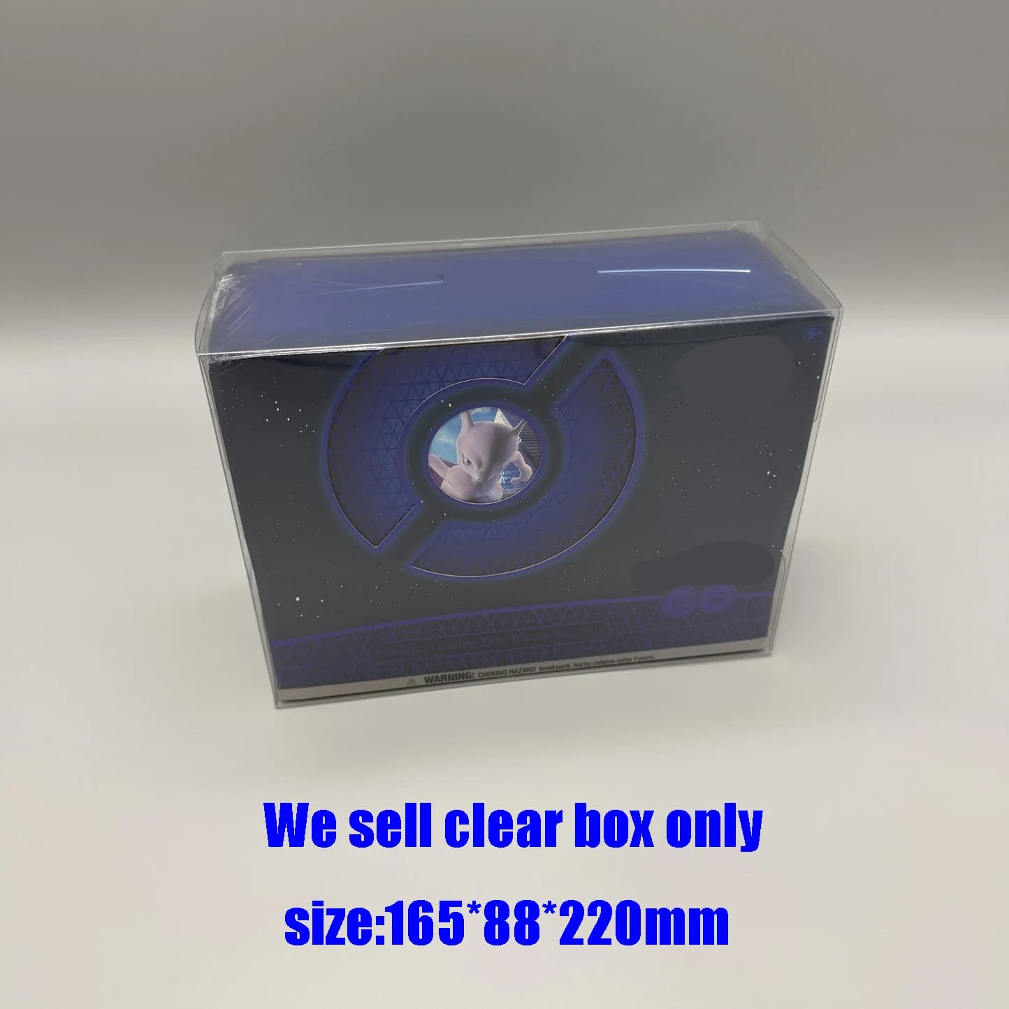 Per ventole PTCG Trasparente 105 PC ETB PLUS Custodia protettiva ermetica